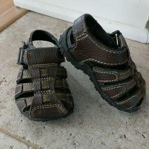 Baby Brown Sandals 3W. Teeny Toes Brand